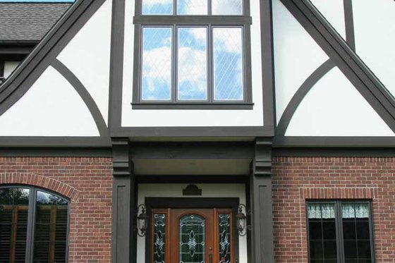 Exterior - Front Elevation 12 for Tudor House Plan #928-27 - 4 bed, 3.5 bath
