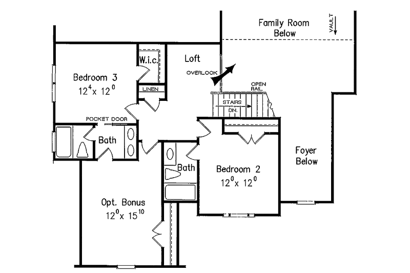 Home Plan - Floor Plan - Upper Floor for Colonial House Plan #927-587 - 4 bed, 4 bath