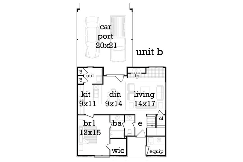 Home Plan - Floor Plan - Main Floor 1 for Traditional House Plan #45-452 - 6 bed, 6 bath