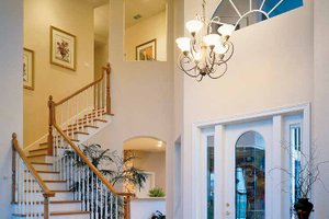 Interior - Entry for Mediterranean House Plan #930-50 - 4 bed, 3.5 bath