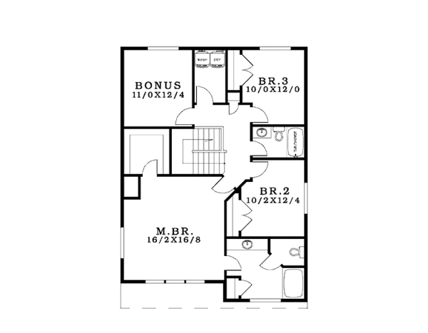 Home Plan - Craftsman Floor Plan - Upper Floor Plan #943-25