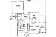 European Style House Plan - 4 Beds 3.5 Baths 2893 Sq/Ft Plan #312-468 