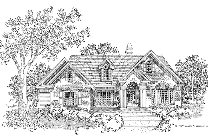 Home Plan - Exterior - Front Elevation for Traditional House Plan #929-481 - 4 bed, 3 bath