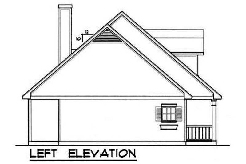 Home Plan - Exterior - Other Elevation for Country House Plan #40-180 - 3 bed, 3 bath