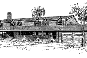 Traditional Exterior - Front Elevation Plan #60-991