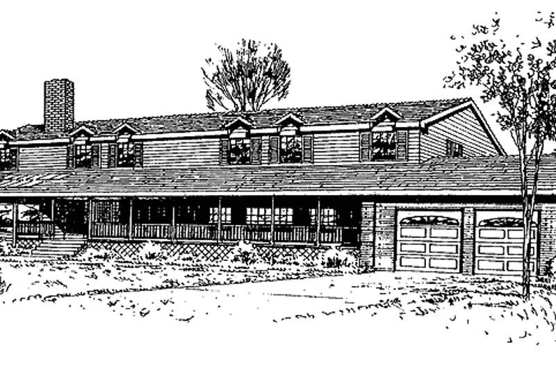 Home Plan - Traditional Exterior - Front Elevation Plan #60-991