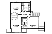 Tudor Style House Plan - 4 Beds 4.5 Baths 2694 Sq/Ft Plan #405-318 