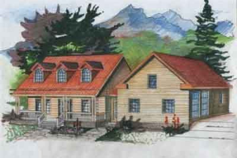 Dream House Plan - Colonial Exterior - Front Elevation Plan #117-161