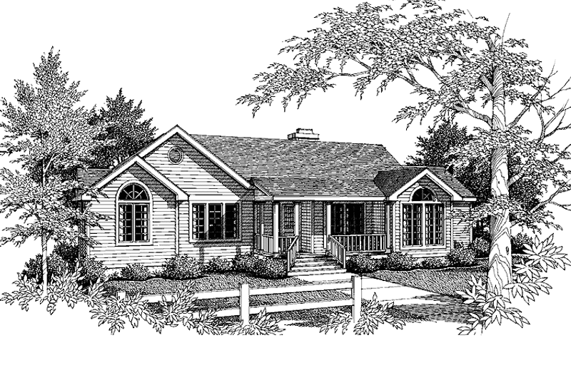 Dream House Plan - Exterior - Front Elevation 3 for Traditional House Plan #314-236 - 3 bed, 2.5 bath