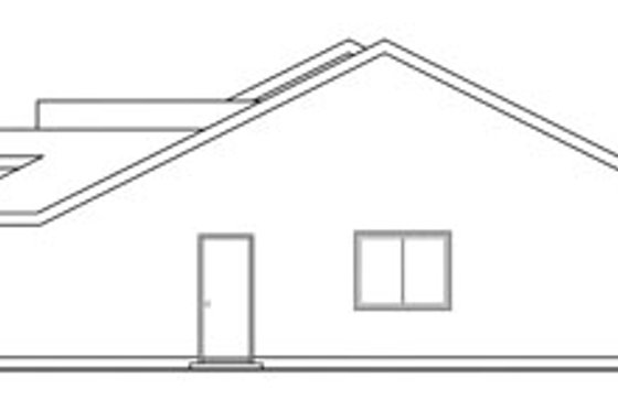 Exterior - Other Elevation 1 House Plan #124-807 - 4 bed, 2 bath