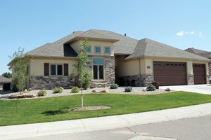 Home Plan - European Exterior - Front Elevation Plan #20-2198