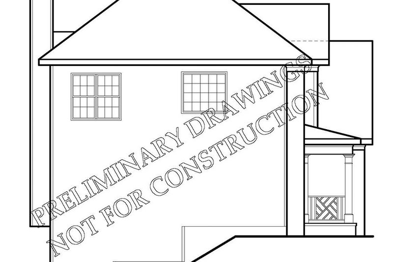 Home Plan - Exterior - Other Elevation 1 for Colonial House Plan #927-218 - 3 bed, 2.5 bath