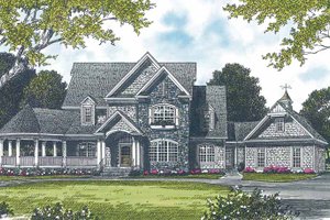 Home Plan - Exterior - Front Elevation for Victorian House Plan #453-232 - 4 bed, 3.5 bath
