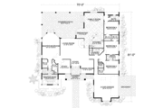 Mediterranean Style House Plan - 4 Beds 3.5 Baths 3224 Sq/Ft Plan #420-278 