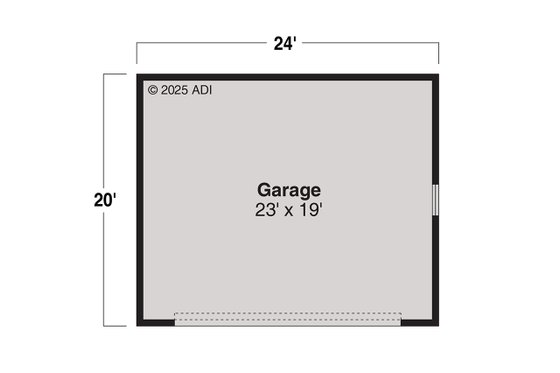 Floor Plan - Main Floor for Traditional House Plan #124-637, 0 bath
