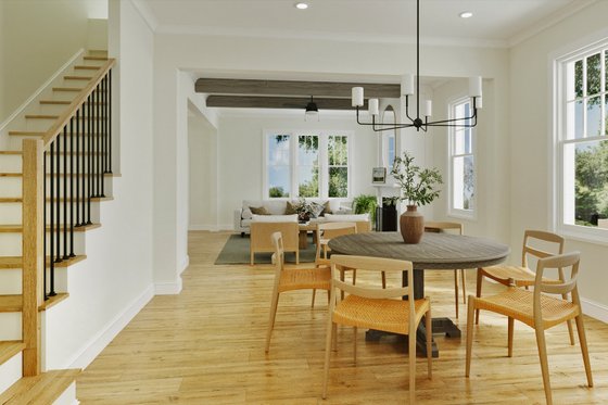 Interior - Dining Room for Farmhouse House Plan #461-113 - 5 bed, 4 bath