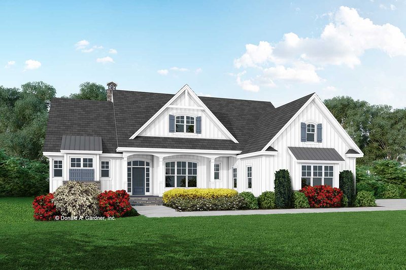 Home Plan - Farmhouse Exterior - Front Elevation Plan #929-1114