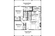 Farmhouse Style House Plan - 2 Beds 2 Baths 976 Sq/Ft Plan #21-476 