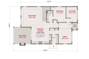 European Style House Plan - 4 Beds 3 Baths 3174 Sq/Ft Plan #461-58 