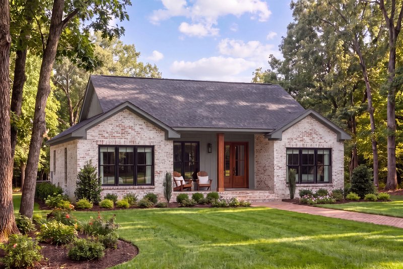 House Blueprint - Exterior - Front Elevation 6 for Farmhouse House Plan #430-446 - 3 bed, 2 bath