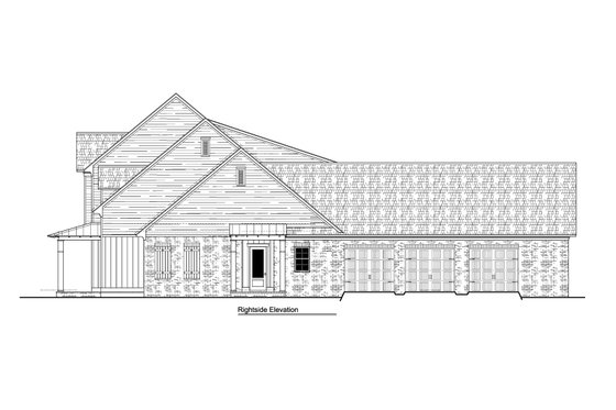 Exterior - Other Elevation 1 for Farmhouse House Plan #1081-27 - 5 bed, 5 bath
