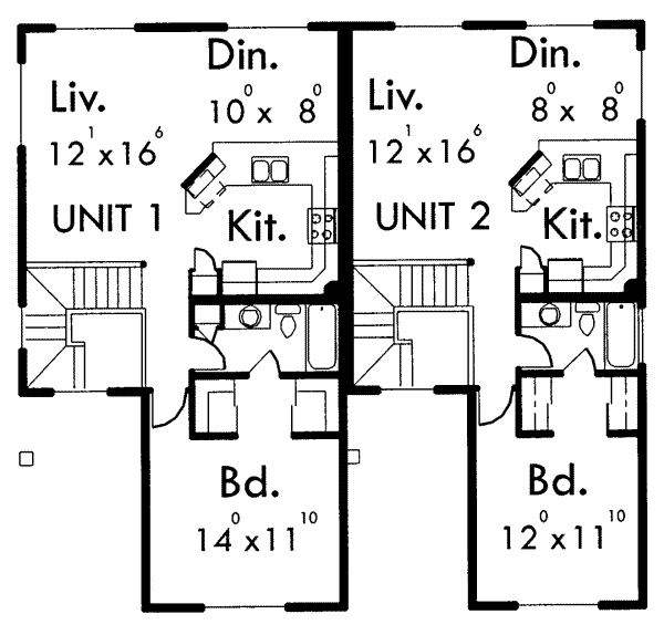 Traditional Floor Plan - Upper Floor Plan #303-367