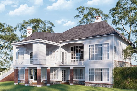 Exterior - Other Elevation for Craftsman House Plan #54-304 - 3 bed, 2 bath