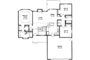 Ranch Style House Plan - 3 Beds 2 Baths 1190 Sq/Ft Plan #58-160 