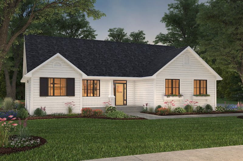 Dream House Plan - Craftsman Exterior - Front Elevation Plan #427-5