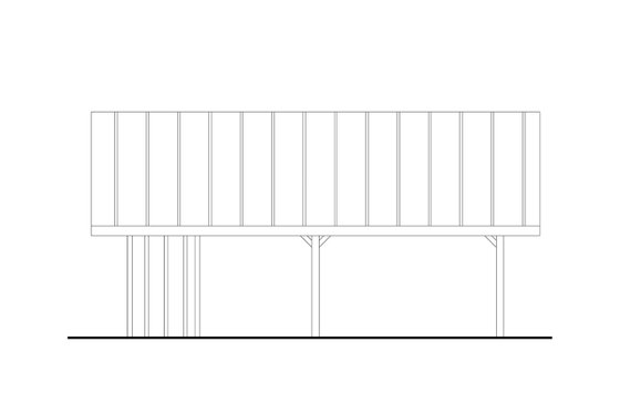 Exterior - Other Elevation for Craftsman House Plan #124-1408, 0 bath