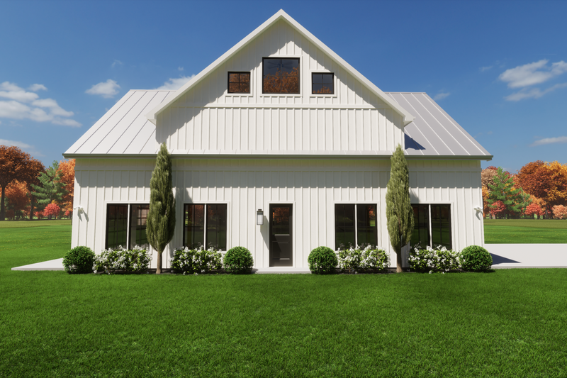 Architectural House Design - Exterior - Other Elevation 3 for Barndominium House Plan #1116-15 - 4 bed, 3.5 bath