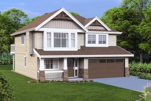 Farmhouse Exterior - Front Elevation Plan #1100-87