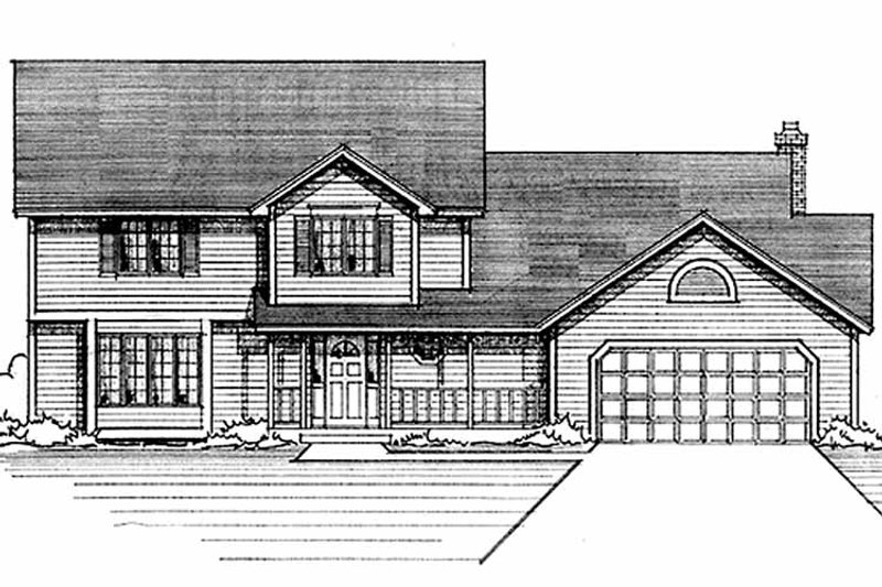 Home Plan - Exterior - Front Elevation 3 for Country House Plan #51-860 - 4 bed, 2.5 bath