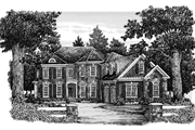 Traditional Style House Plan - 4 Beds 3.5 Baths 3427 Sq/Ft Plan #927-322 