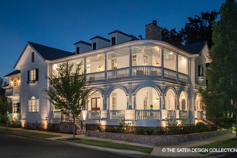 Architectural House Design - Exterior - Front Elevation 3 for Classical House Plan #930-460 - 3 bed, 4.5 bath