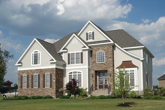 Exterior - Front Elevation 4 for Mediterranean House Plan #927-152 - 5 bed, 4.5 bath