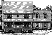 Country Style House Plan - 3 Beds 2.5 Baths 2332 Sq/Ft Plan #30-273 