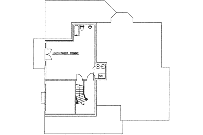 Dream House Plan - Floor Plan - Lower Floor for Country House Plan #117-291 - 5 bed, 5 bath