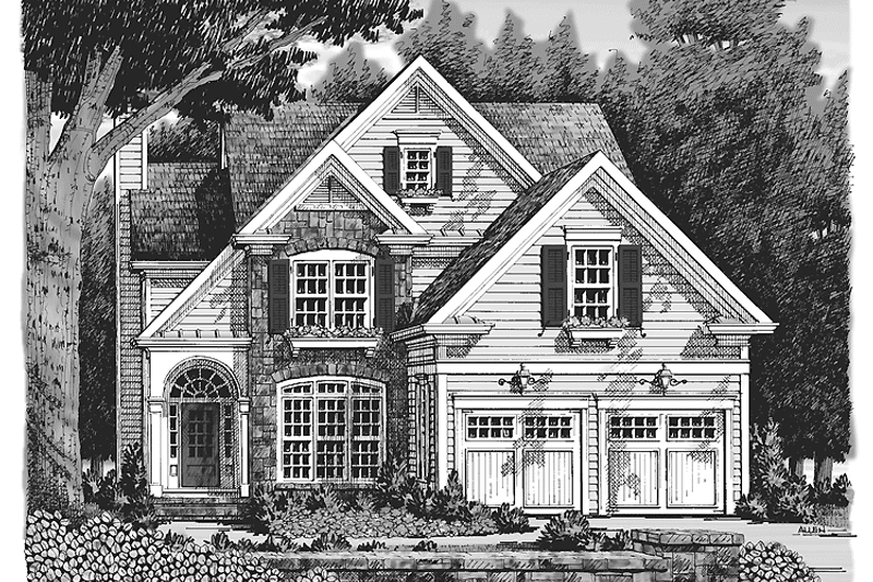 Home Plan - Exterior - Front Elevation 3 for Country House Plan #927-924 - 3 bed, 2.5 bath