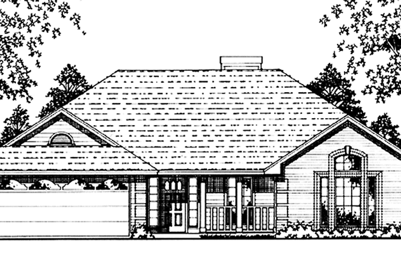 Dream House Plan - Country Exterior - Front Elevation Plan #42-716