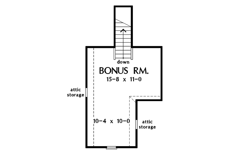 Dream House Plan - Floor Plan - Upper Floor for Country House Plan #929-659 - 3 bed, 2 bath