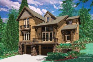 Traditional Exterior - Front Elevation Plan #48-378