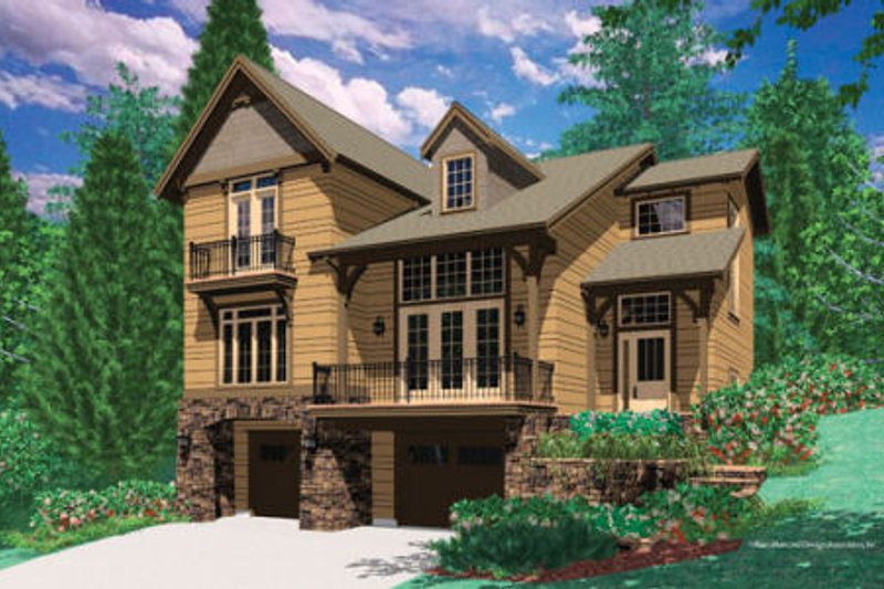 Home Plan - Traditional Exterior - Front Elevation Plan #48-378