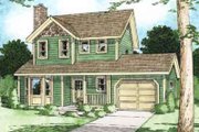 Colonial Style House Plan - 3 Beds 2.5 Baths 1206 Sq/Ft Plan #126-116 