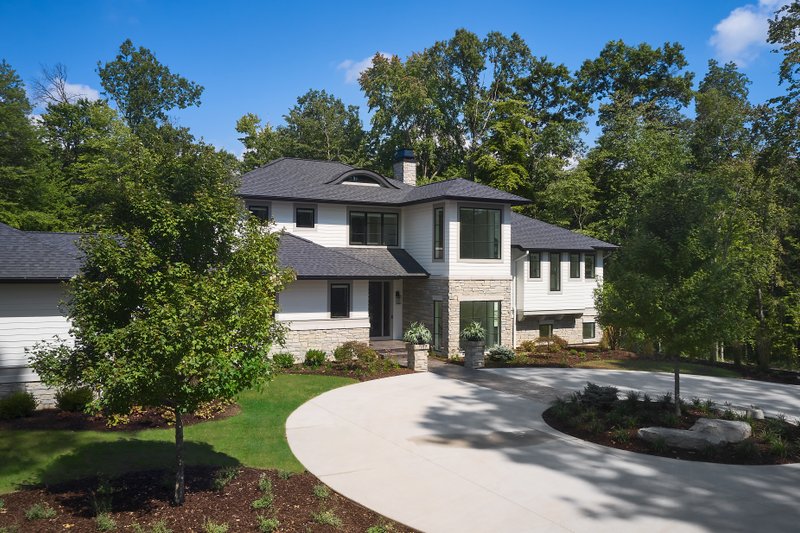 Architectural House Design - Exterior - Front Elevation 4 for Modern House Plan #928-395 - 4 bed, 4.5 bath