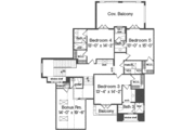 European Style House Plan - 5 Beds 7.5 Baths 6409 Sq/Ft Plan #135-135 