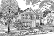 Classical Style House Plan - 3 Beds 2.5 Baths 1922 Sq/Ft Plan #17-2669 