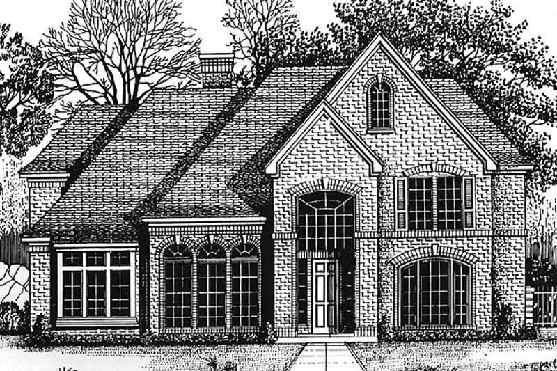 Home Plan - Country Exterior - Front Elevation Plan #974-54