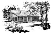 Cabin Style House Plan - 3 Beds 0 Baths 1371 Sq/Ft Plan #942-34 