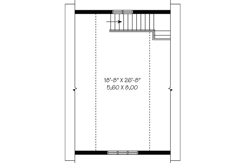 House Design - Floor Plan - Upper Floor House Plan #23-2469, 0 bath